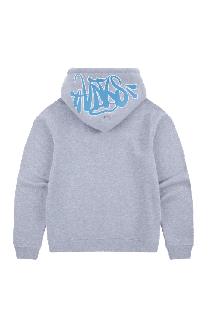 Synaworld OG Syna Hoodie – Grey/Sky Blue